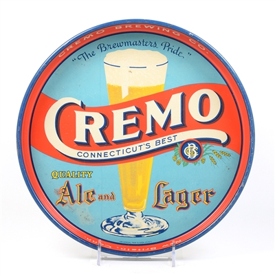 Cremo Ale-Lager 1930s Serving tray RARE CLEAN
