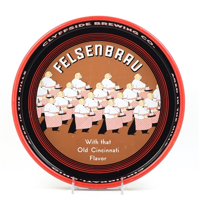 Felsenbrau Beer 1940s Serving Tray
