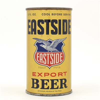 Eastside Beer Instructional Flat Top ENAMEL 58-4 USBCOI 226