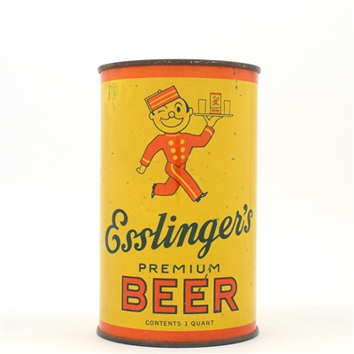 Esslingers Beer Quart Cone Top AMERICAN 208-14