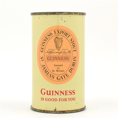 Guinness Export Stout Beer Irish Flat Top OPENING INSTRUCTIONS