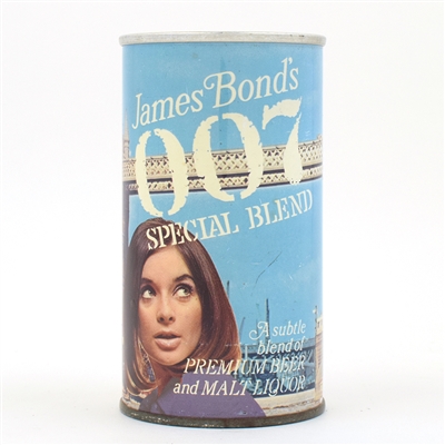 James Bond 007 Malt Liquor Pull Tab Tower Bridge 82-31