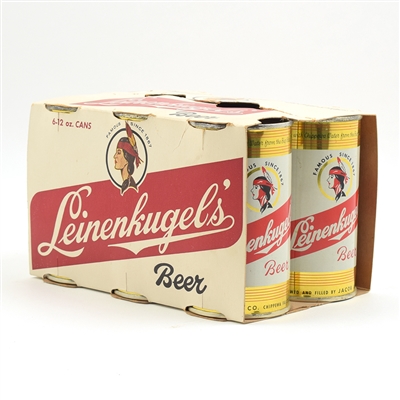 Leinenkugels Beer 6-Pack Carrier With 6 Cans 91-12