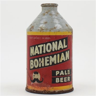 National Bohemian Beer Crowntainer GRAY RARE 197-3