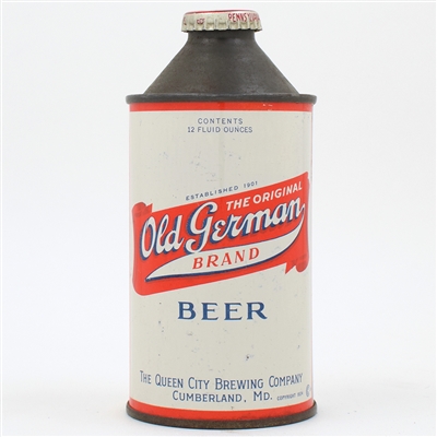 Old German Beer Cone Top LIGHTER BLUE 176-20