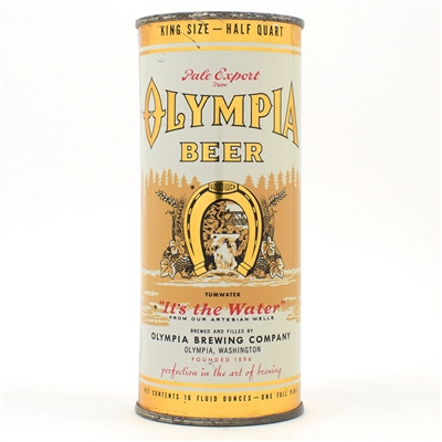 Olympia Beer 16 Ounce Flat Top 233-15