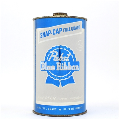Pabst Blue Ribbon Beer Quart Snap Cap NO KEGLINED MILWAUKEE 217-5