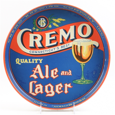 Cremo Ale - Lager 1930s Serving Tray RARE CLEAN