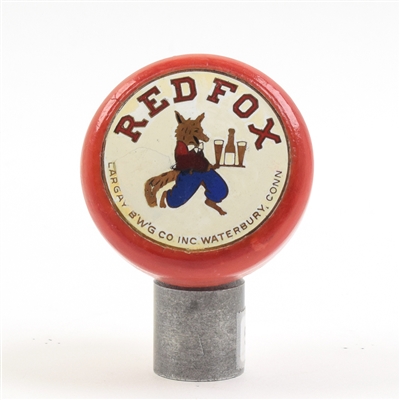 Red Fox 1930s Tap Knob SCARCE