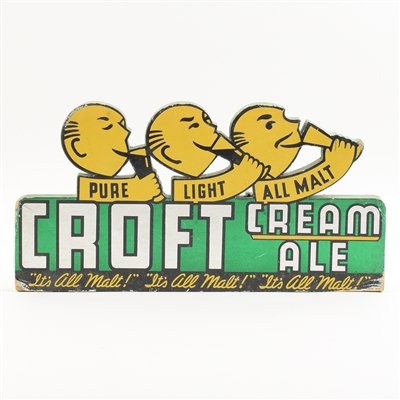 Croft Lemonheads 1940s Compressed Paper Point of Sale Sign