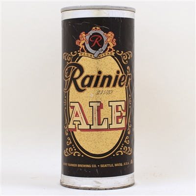 Rainier Old Stock Ale Silver Bands Test Can