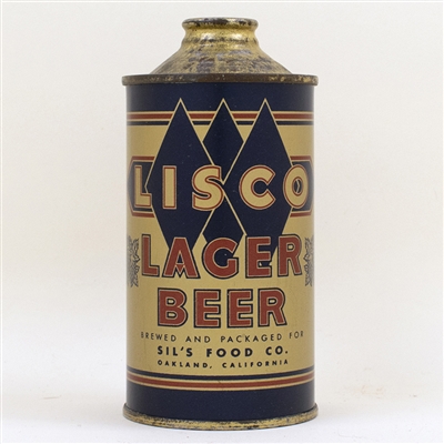 Lisco Lager Beer Cone Top Can