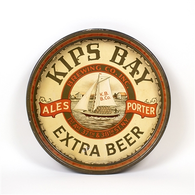 Kips Bay Ales Porter Sailboat Beer Tray