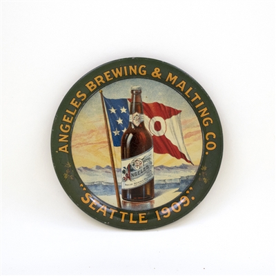 Angeles Brewing Malting Flag and Bottle Tip