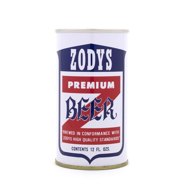 Zodys Beer Pull Tab Beer Can