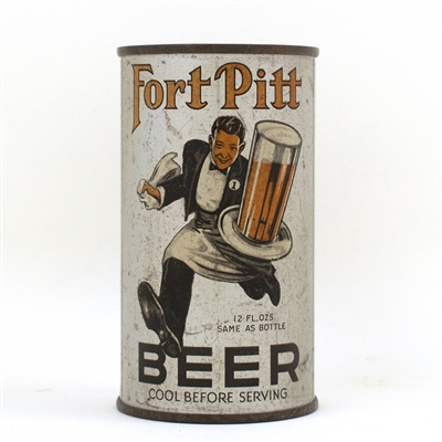Fort Pitt Beer Running Waiter Instructional Can