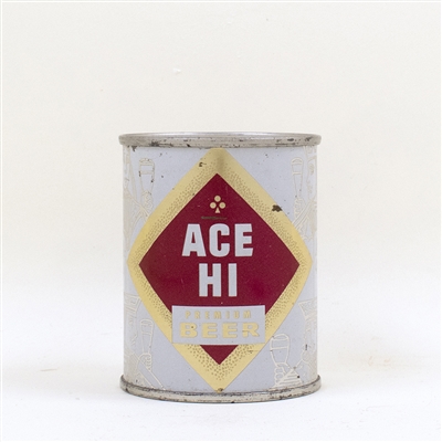 Ace Hi Beer 8 oz Flat Top Can Vanity Lid