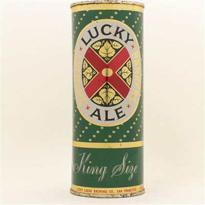 Lucky Ale 15oz Flat Top Beer Can