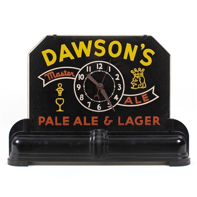 Dawsons Master Ale Lighted Back Bar Sign