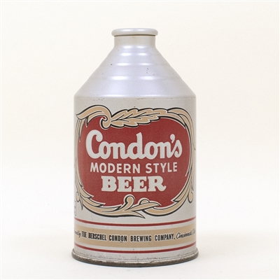 Condons Beer Crowntainer Cone Top