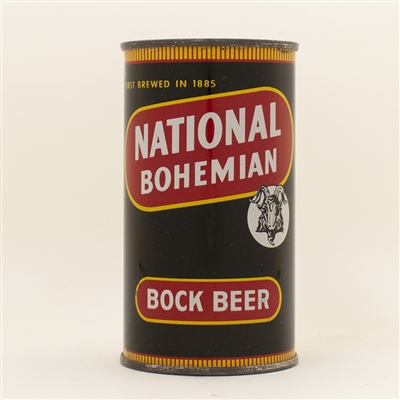 National Bohemian Bock Flat Top Beer Can