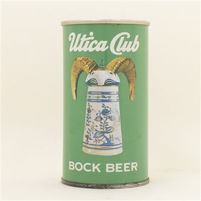 Utica Club Bock Soft Top Flat Top  Beer Can