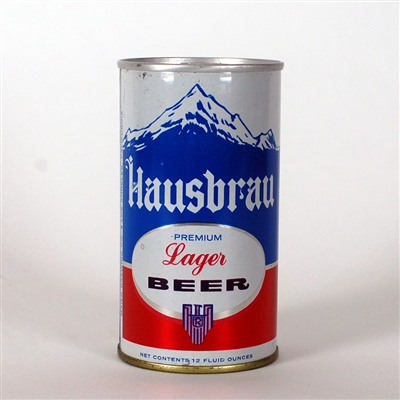 Hausbrau Lager Beer Early Pull Ring