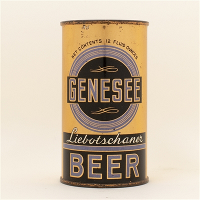 Genesee Liebotschaner Beer Light Purple OI Flat Top Can