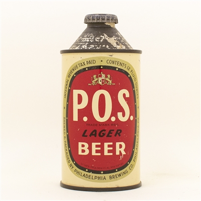 POS Beer Philladelphia Cone top Can