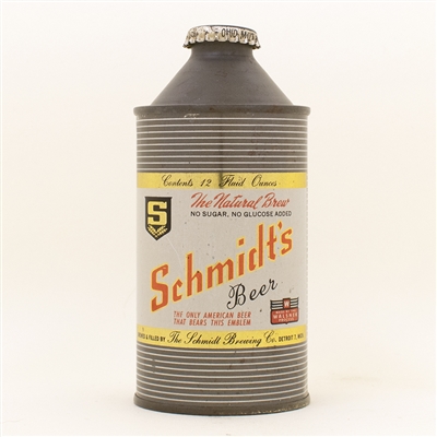 Schmidts Beer Cone Top Can