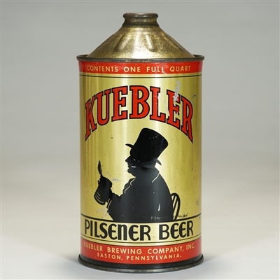 Kuebler Pilsener Beer Quart Cone