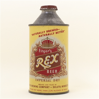 Fitgers Rex Beer Cone Top Can