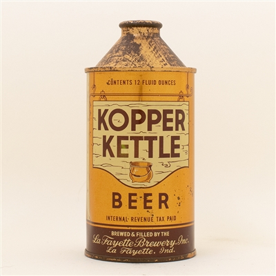 Kopper Kettle Beer Cone Top Can TOUGH