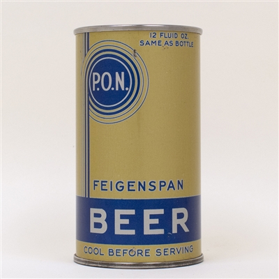 Feigenspan P.O.N. Beer Can
