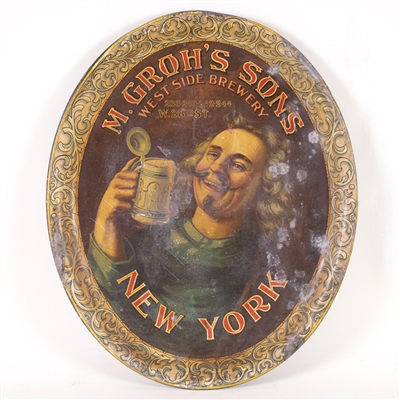 M. Grohs Sons West Side Brewery Tray