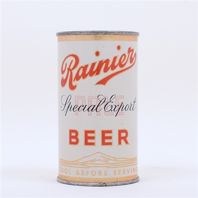 Rainier Beer OI Flat Top RARE GOLD MOUNTAIN 118-9