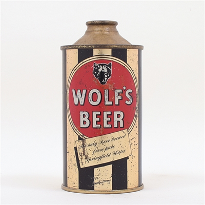 Wolfs Beer Cone Top 189-16