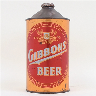 Gibbons Beer Quart Cone Top 210-4