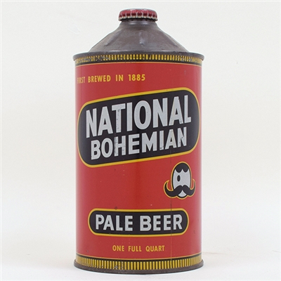 National Bohemian Beer Quart Cone Top 215-6