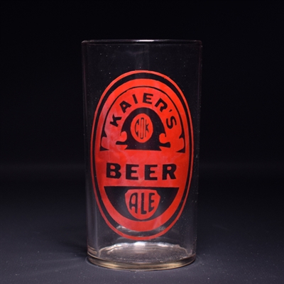 Kaiers Beer-Ale Enameled Drinking Glass