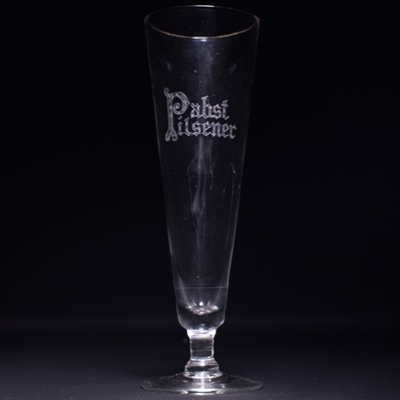 Pabst Pilsener Pre-Pro Etched Pilsner Glass