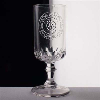 FW Cook Pre-Pro Embossed Stem Glass