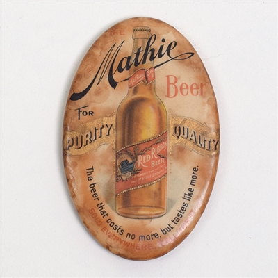Mathie Beer Pre-Pro Celluloid Pocket Mirror