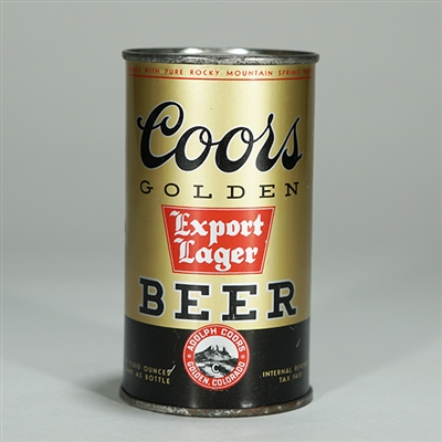 Coors Golden Export Lager Can 51-16
