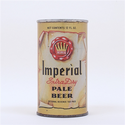 Imperial Pale Beer ENAMEL Flat Top Unlisted