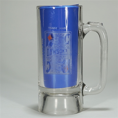 Dawsons Diamond Ale Royal Brew Etched Mug