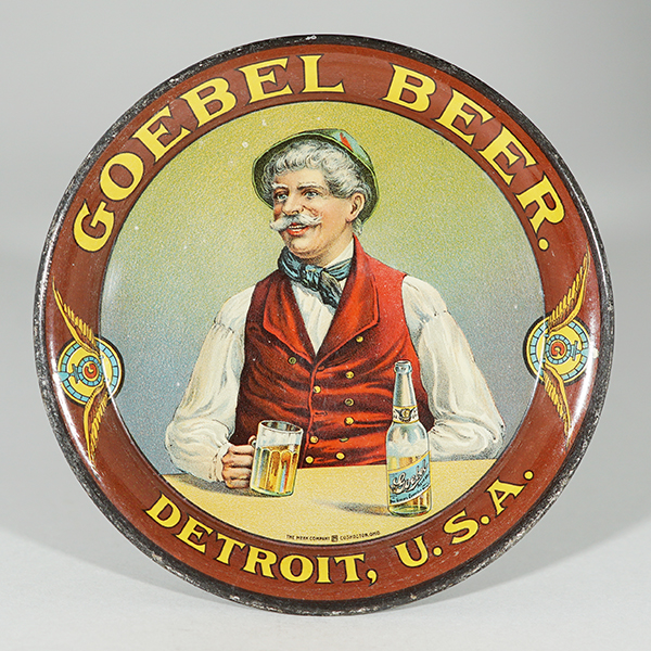 Lot Detail - Goebel Beer Pre-prohibition Tip Tray