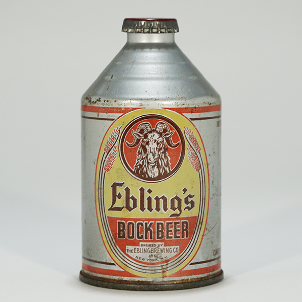 Lot Detail - Eblings Bock Beer Crowntainer 193-17