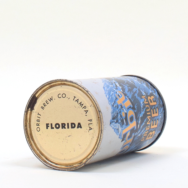 Orbit Tab Top Beer Can by Orbit Brewery in Miami, Florida circa 1960s