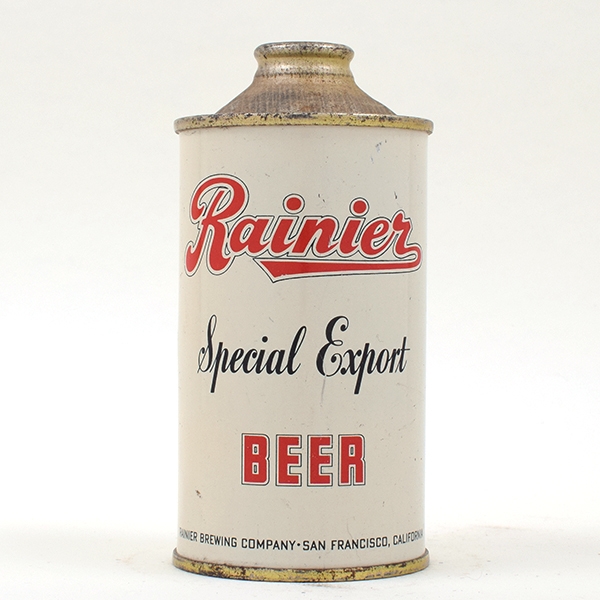 Rainier Special Export Beer Cone Top 180-14